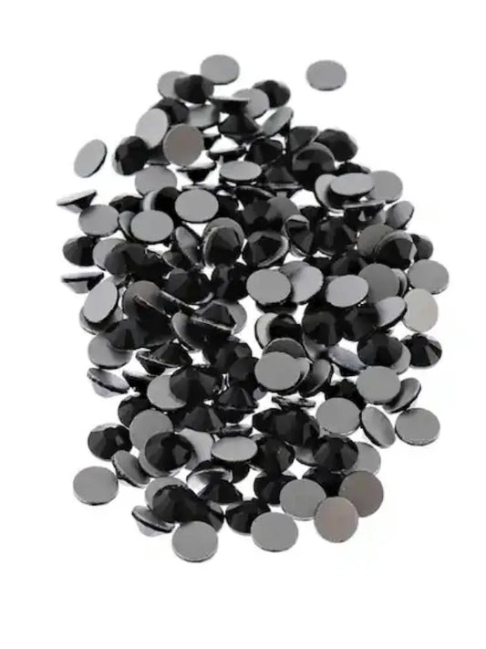Jet Black Gem Ss6 300 Pcs