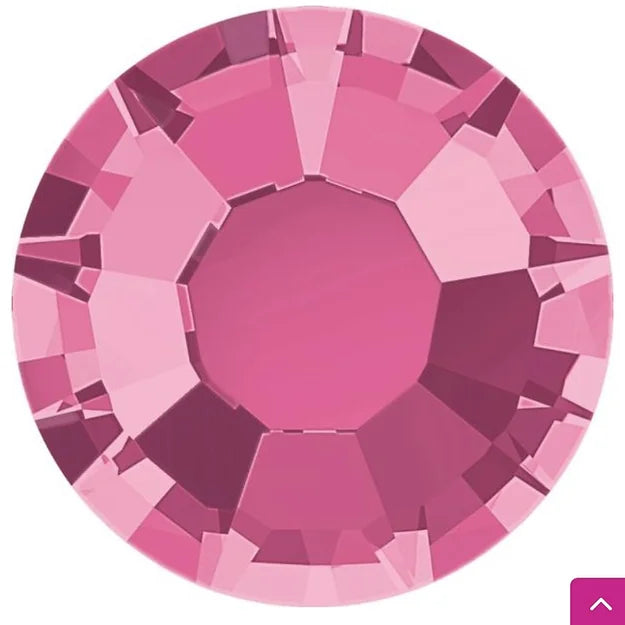 Dark Rose Gem Ss6 100 Pcs