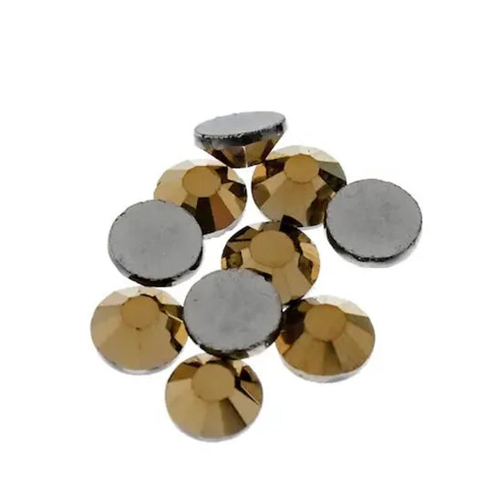 Metallic Gold Gem Ss6 300 Pcs