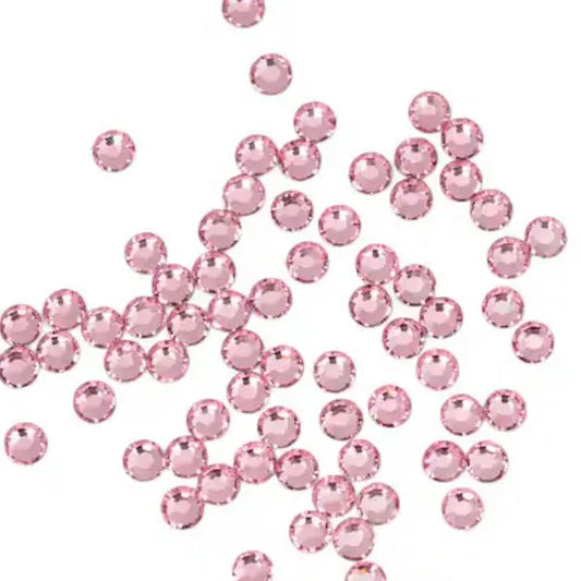 Mini Light Rose Gem Ss3 50 Pcs