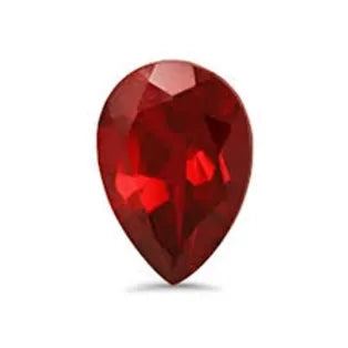 Red Pear Raindrop Gem 15 Pcs